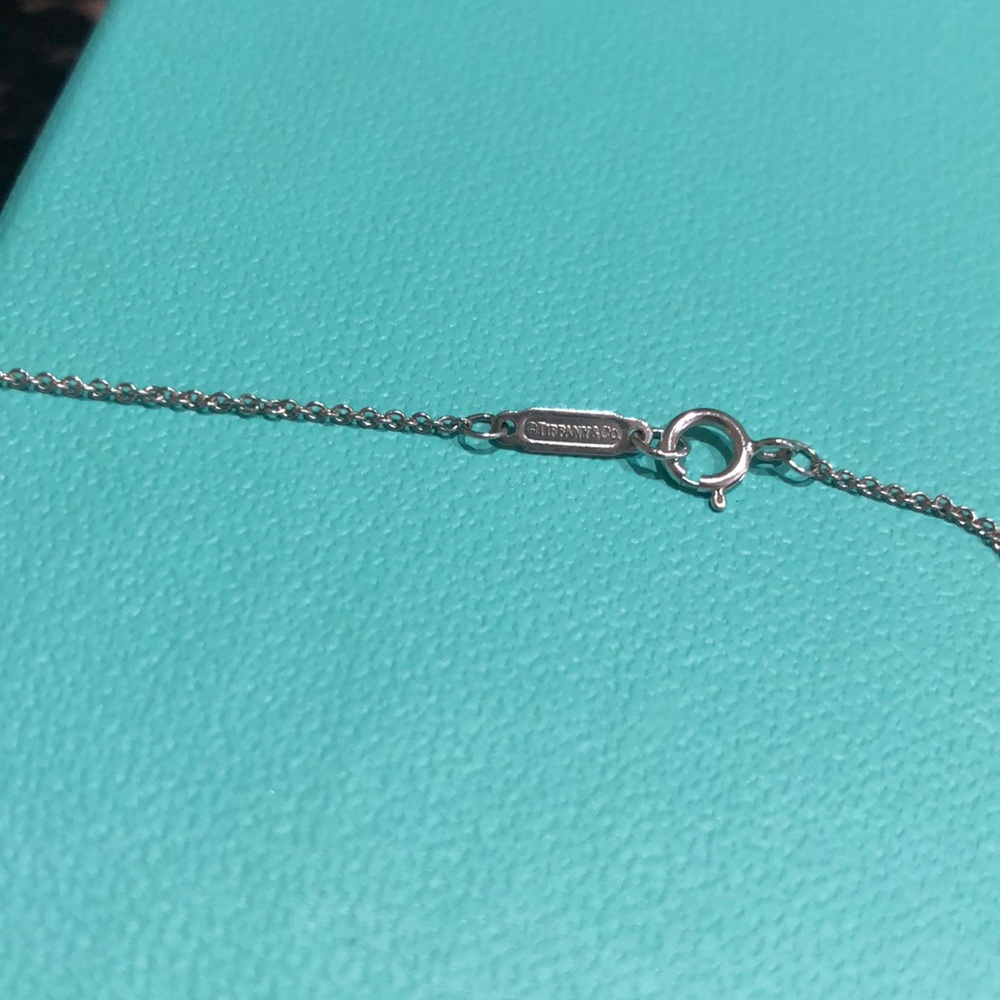 NWT Mini Pink Sapphire Metro Heart Necklace - 16” - Picture 4 of 5